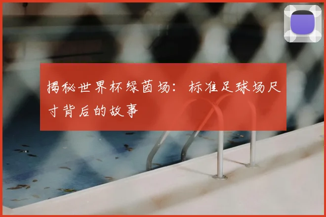 揭秘世界杯绿茵场:标准足球场尺寸背后的故事